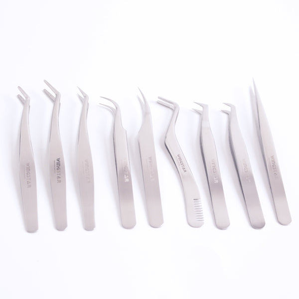 Silver Tweezers More Durable For Eyelash Extension Tools Accessories