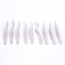 Load image into Gallery viewer, Silver Tweezers More Durable For Eyelash Extension Tools Accessories
