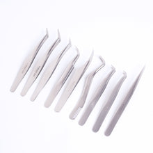 Load image into Gallery viewer, Silver Tweezers More Durable For Eyelash Extension Tools Accessories
