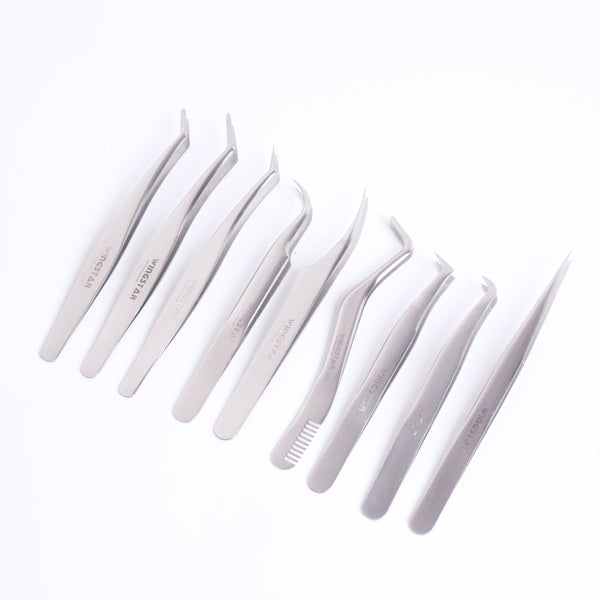 Silver Tweezers More Durable For Eyelash Extension Tools Accessories