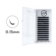 Load image into Gallery viewer, MG Beauty Ellipse Flat Eyelash extensions/Cashmere Eyelash Extensions (12rows) 0.15mm MGBEAUTYLASH
