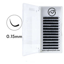 Load image into Gallery viewer, MG Beauty Premium Classic Eyelash Extensions (12rows) 0.15mm MGBEAUTYLASH
