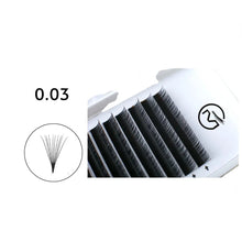 Load image into Gallery viewer, MG Beauty Easy Fans Eyelash Extensions (12rows) 0.03mm MGBEAUTYLASH
