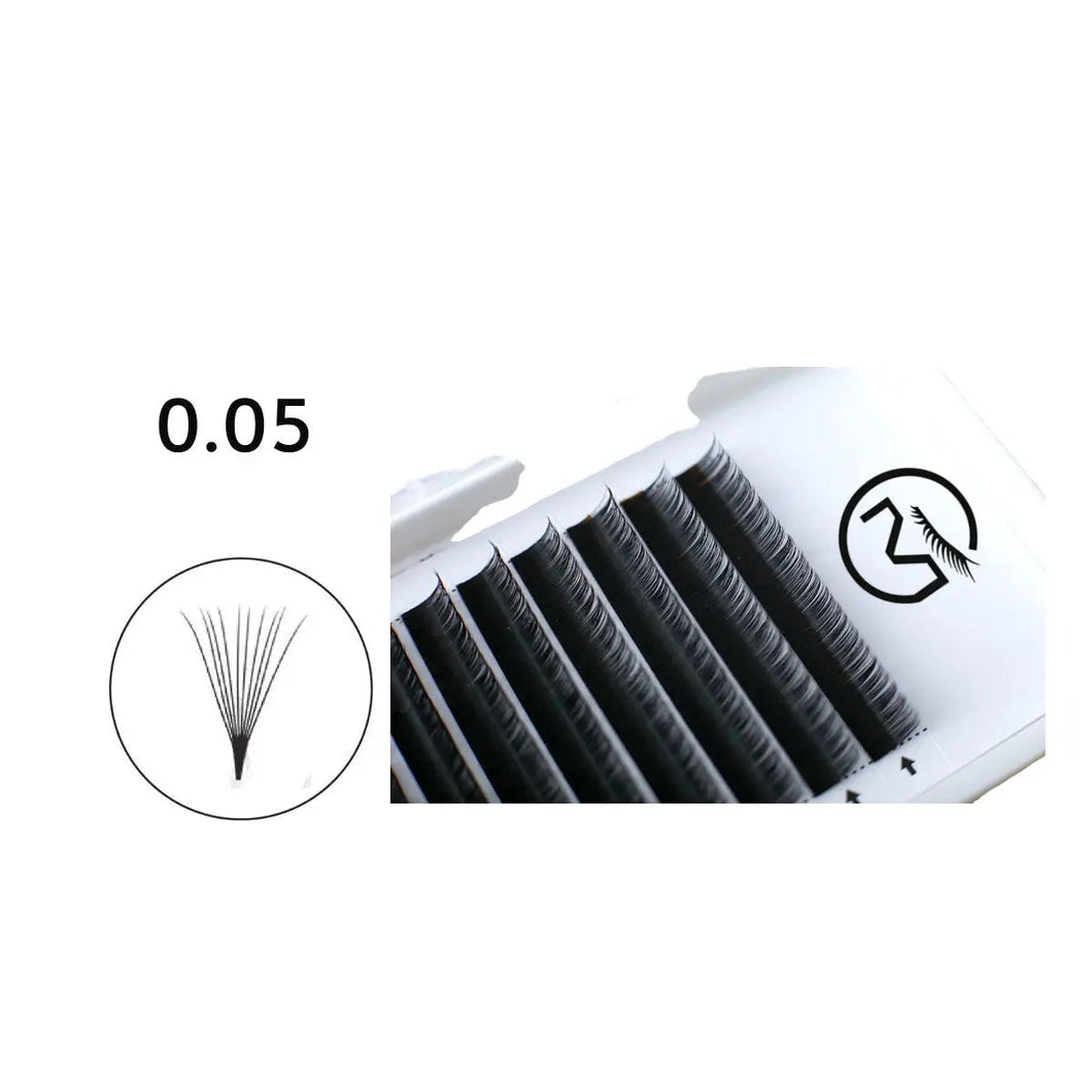 MG Beauty Easy Fans Eyelash Extensions (12rows) 0.05mm MGBEAUTYLASH