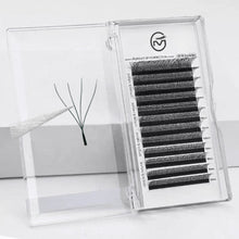 Load image into Gallery viewer, MG LASH 4D W Shape Premade Fans 0.07 Eyelash Extensions MGBEAUTYLASH
