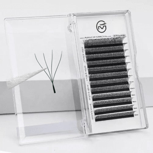 MG LASH 4D W Shape Premade Fans 0.07 Eyelash Extensions MGBEAUTYLASH