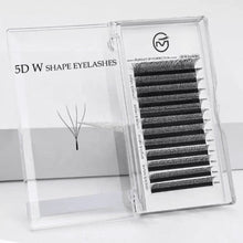 Load image into Gallery viewer, MG LASH 5D W Shape Premade Fans 0.07 Eyelash Extensions MGBEAUTYLASH
